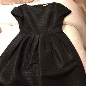 Black with dots dress from Brooks Brothers